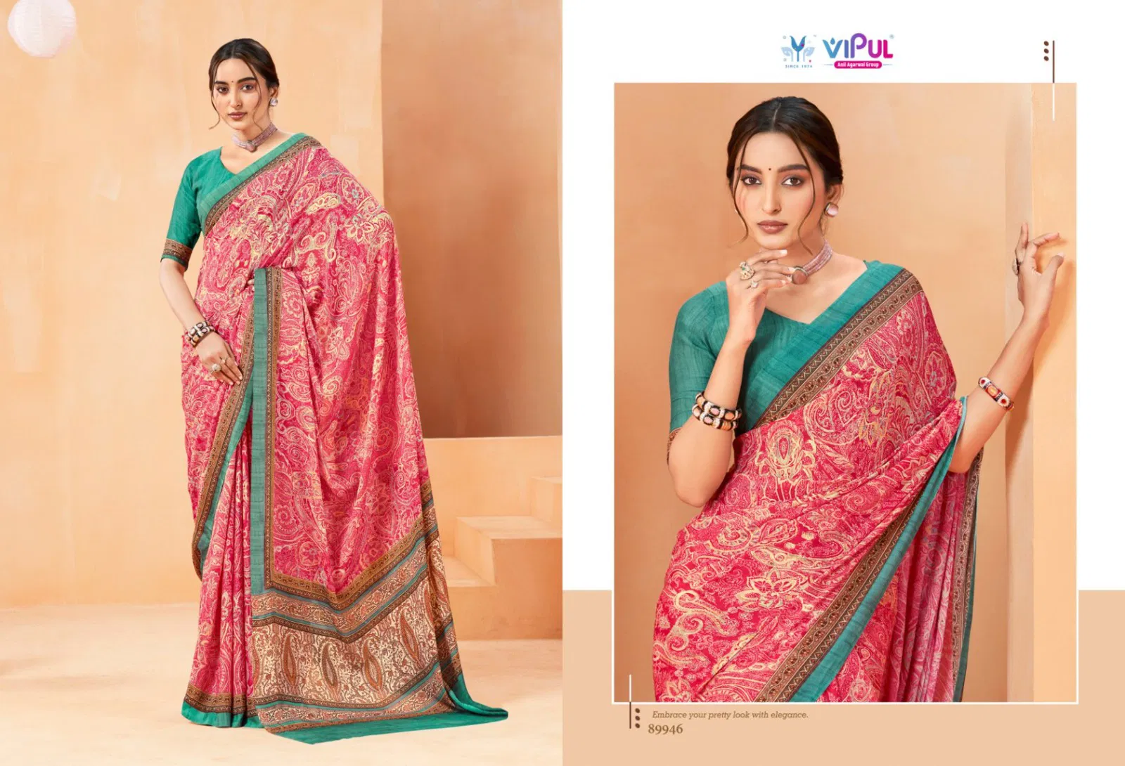 Antique Royal Vol 14 By Vipul Crewa Georgette Saree Suppliers In India